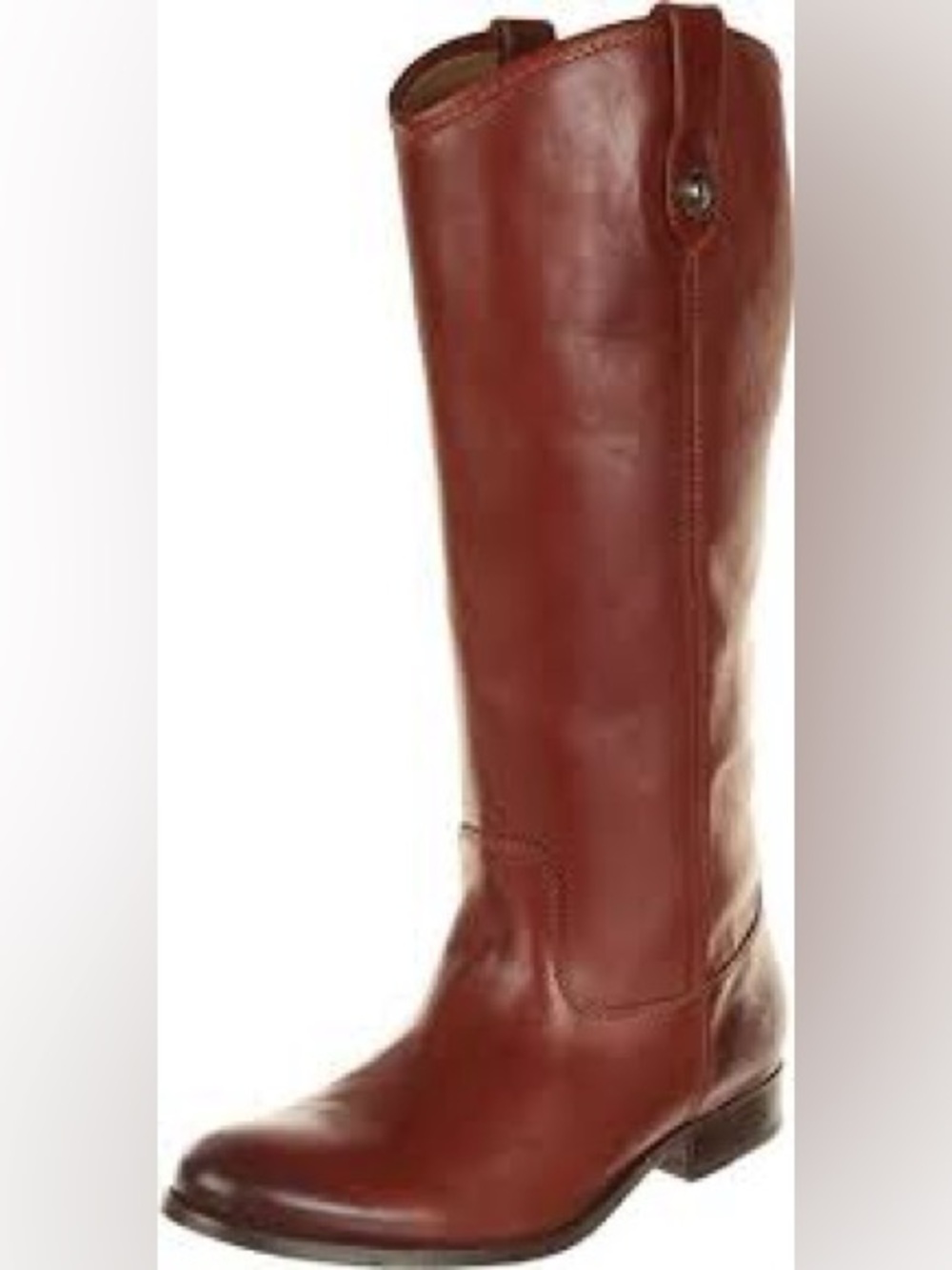 Vintage Frye Melissa Button Tall Leather Riding Boots – Cognac / Mahogany